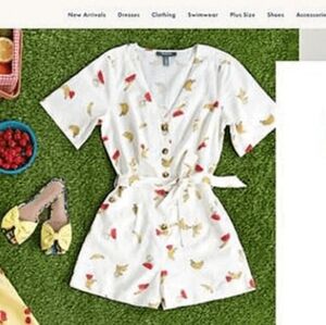 Modcloth Fruit Romper